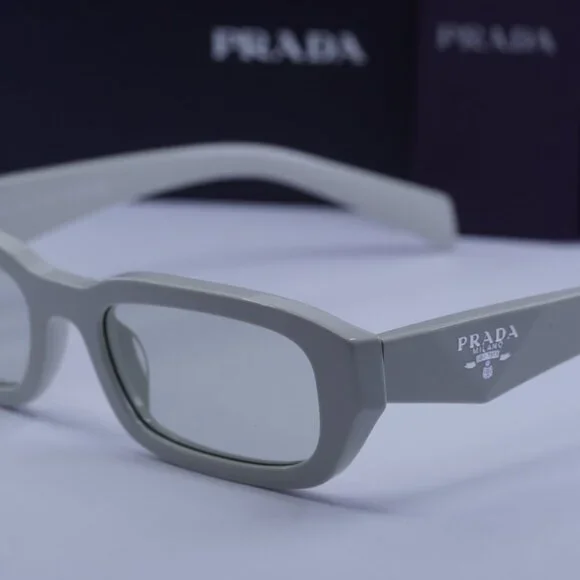 Prada PRB06S 26A40I Rectangle Sunglasses – Dust\\Light Grey Prada PRB06S 26A40I Sunglasses Dust Rectangle Frame, Light  main image 3